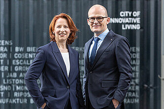 Jacqueline Kühne, Vorständin BKK Landesverband Süd und Thomas Schönbucher, Stellvertreter der Vorständin BKK Landesverband Süd