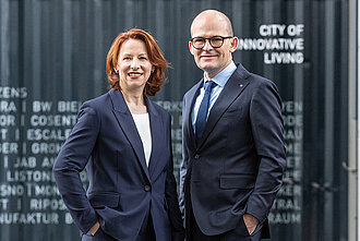 Jacqueline Kühne, Vorständin BKK Landesverband Süd und Thomas Schönbucher, Stellvertreter der Vorständin BKK Landesverband Süd