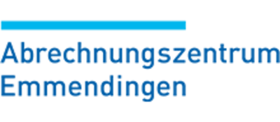 Logo (blauer Schriftzug) Abrechnungszentrum Emmendingen