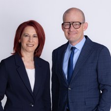 Jacqueline Kühne, Vorständin BKK Landesverband Süd und Thomas Schönbucher, Stellvertreter der Vorständin BKK Landesverband Süd