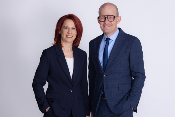 Jacqueline Kühne, Vorständin BKK Landesverband Süd und Thomas Schönbucher, Stellvertreter der Vorständin BKK Landesverband Süd
